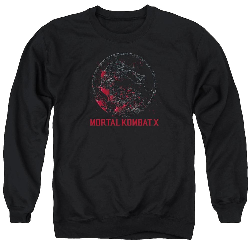 Mortal Kombat Bloody Seal Men's Crewneck Sweatshirt Men's Crewneck Sweatshirt Mortal Kombat   