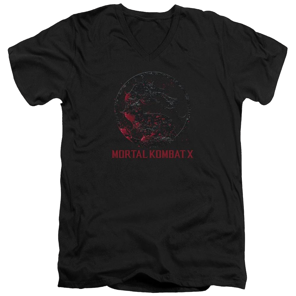 Mortal Kombat Bloody Seal Men's V-Neck T-Shirt Men's V-Neck T-Shirt Mortal Kombat   