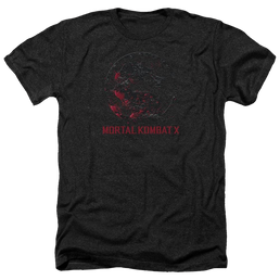Mortal Kombat Bloody Seal Men's Heather T-Shirt Men's Heather T-Shirt Mortal Kombat   