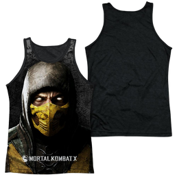 Mortal Kombat Finish Him Men's Black Back Tank Men's Black Back Tank Mortal Kombat   
