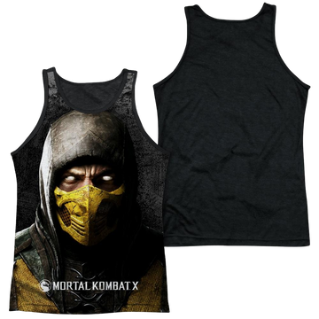 Mortal Kombat Finish Him men's black back tank