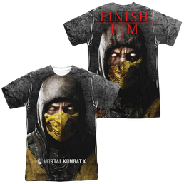 Mortal Kombat Finish Him Men's All Over Print T-Shirt Men's All-Over Print T-Shirt Mortal Kombat   
