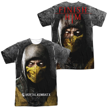 Mortal Kombat Finish Him Men's All Over Print T-Shirt Men's All-Over Print T-Shirt Mortal Kombat   