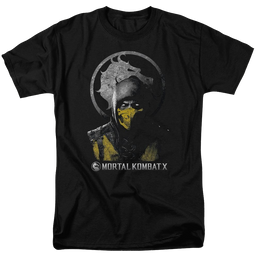 Mortal Kombat Scorpion Bust Men's Regular Fit T-Shirt Men's Regular Fit T-Shirt Mortal Kombat   