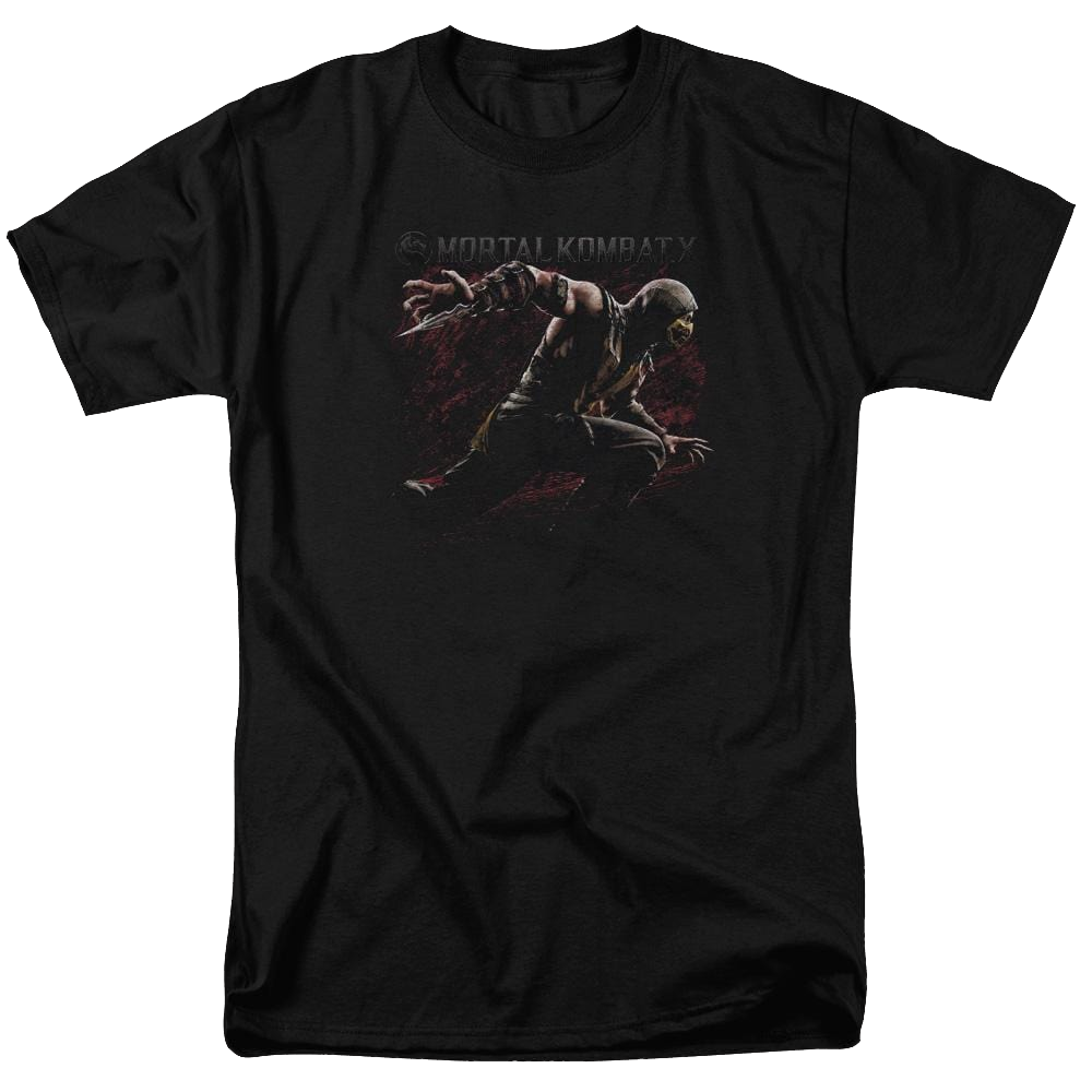 Mortal Kombat Scorpion Lunge Men's Regular Fit T-Shirt Men's Regular Fit T-Shirt Mortal Kombat   