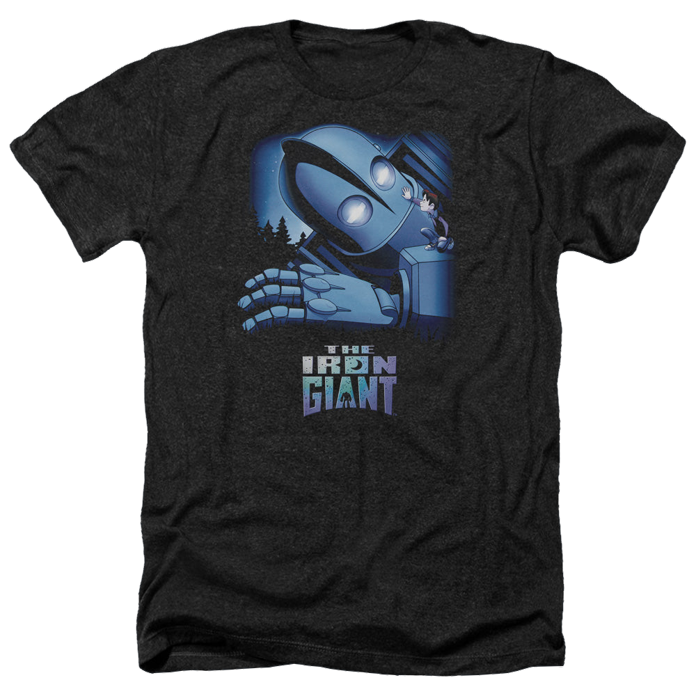 Iron Giant, The Giant And Hogarth - Men's Heather T-Shirt Men's Heather T-Shirt The Iron Giant   
