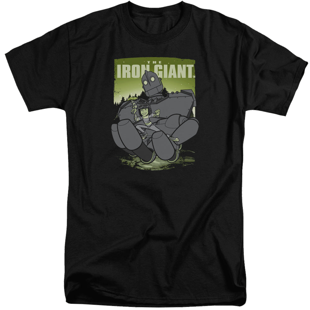 Iron Giant, The Helping Hand - Men's Tall Fit T-Shirt Men's Tall Fit T-Shirt The Iron Giant   