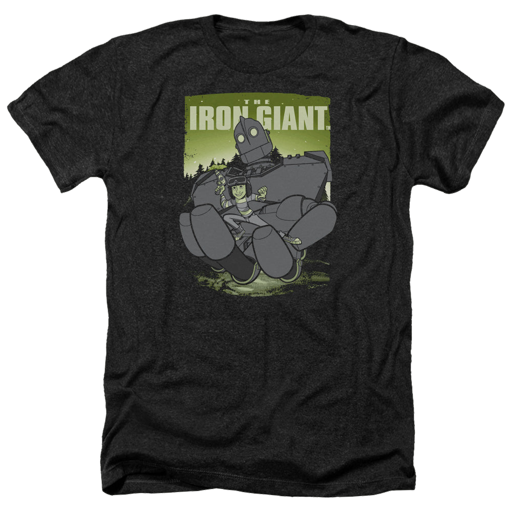 Iron Giant, The Helping Hand - Men's Heather T-Shirt Men's Heather T-Shirt The Iron Giant   