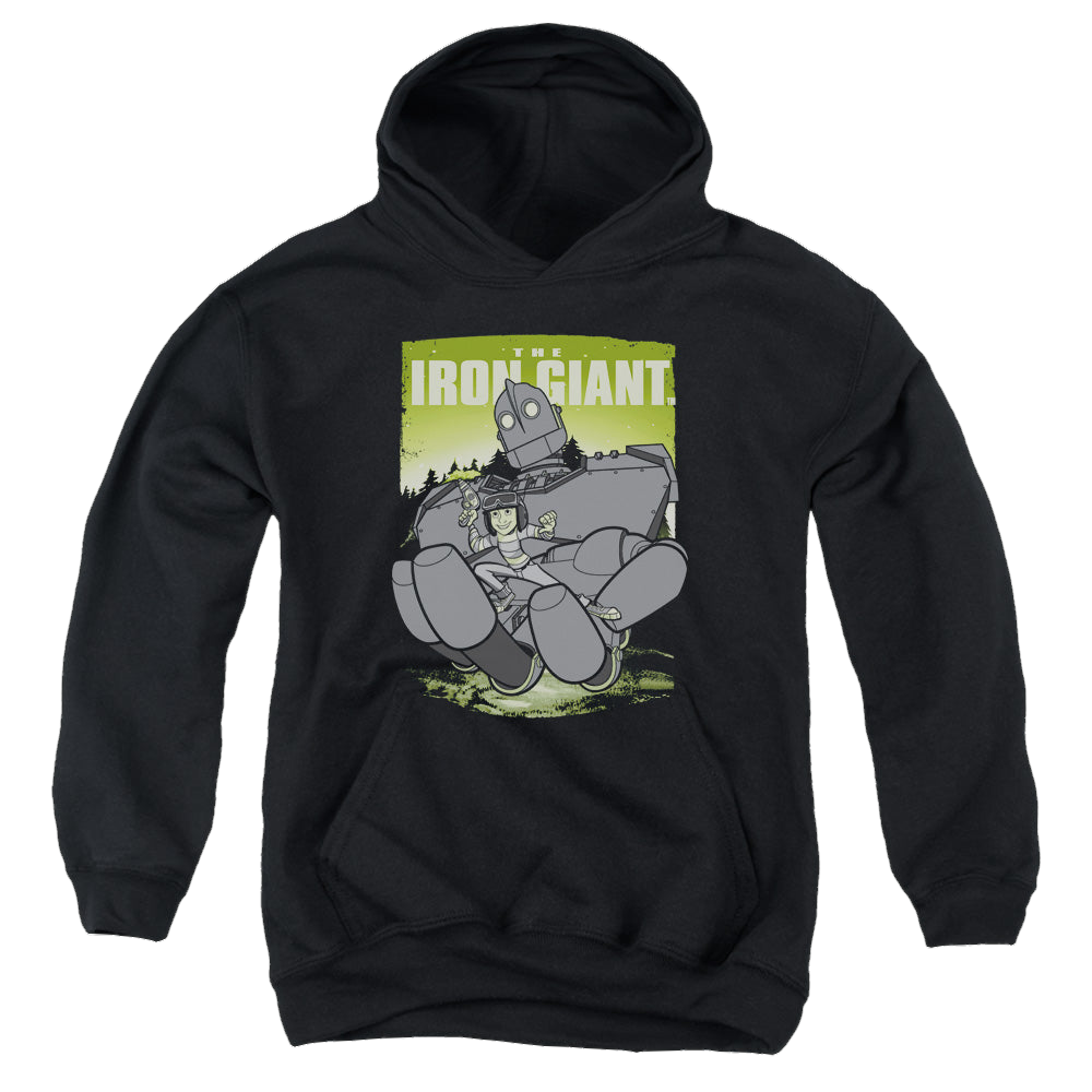 Iron Giant, The Helping Hand - Youth Hoodie Youth Hoodie (Ages 8-12) The Iron Giant   