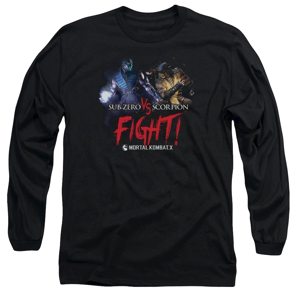 Mortal Kombat Fight Men's Long Sleeve T-Shirt Men's Long Sleeve T-Shirt Mortal Kombat   