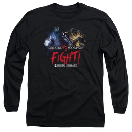 Mortal Kombat Fight Men's Long Sleeve T-Shirt Men's Long Sleeve T-Shirt Mortal Kombat   
