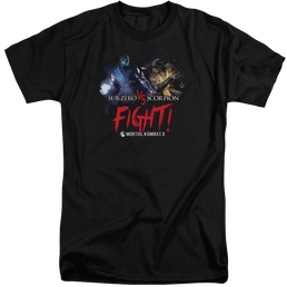 Mortal Kombat Fight Men's Tall Fit T-Shirt Men's Tall Fit T-Shirt Mortal Kombat   