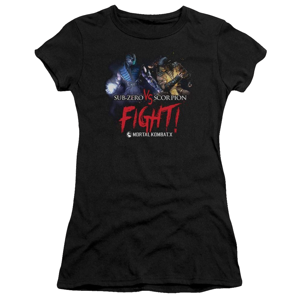 Mortal Kombat Fight Juniors T-Shirt Juniors T-Shirt Mortal Kombat   
