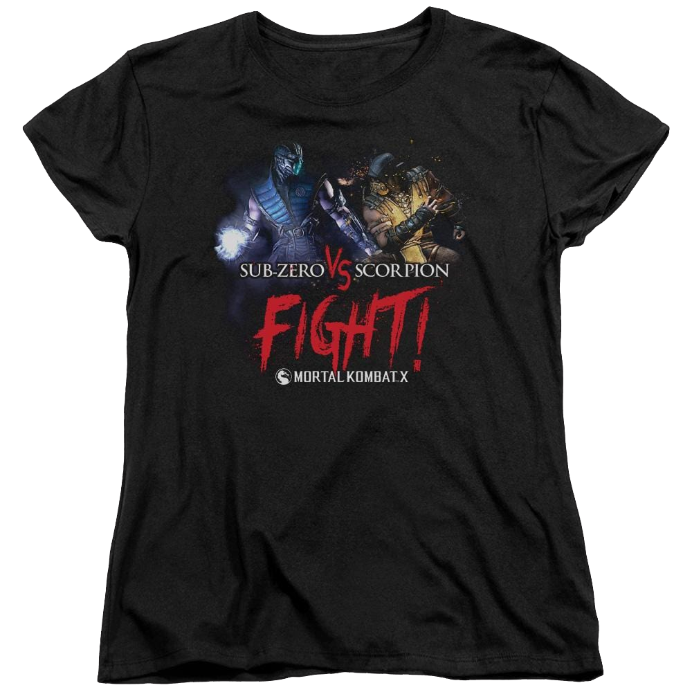 Mortal Kombat Fight Women's T-Shirt Women's T-Shirt Mortal Kombat   