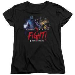 Mortal Kombat Fight Women's T-Shirt Women's T-Shirt Mortal Kombat   