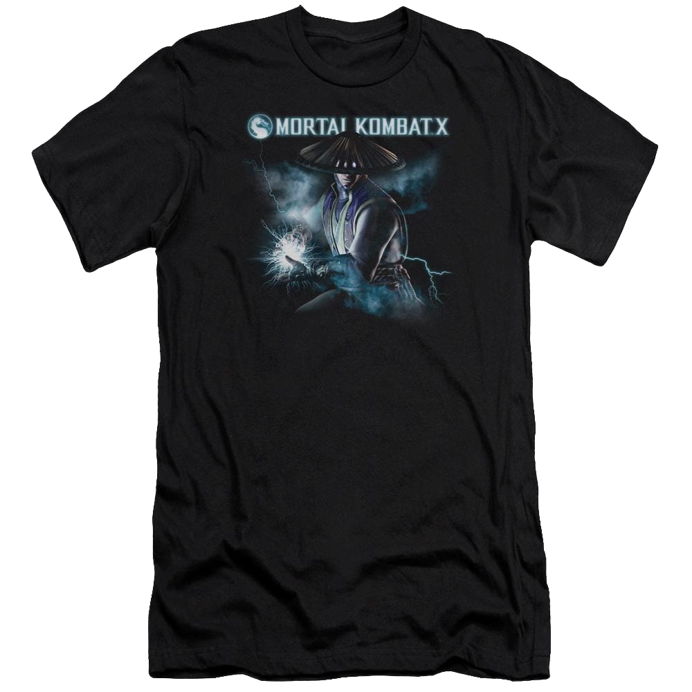 Mortal Kombat X Raiden Premium Adult Slim Fit T-Shirt Men's Premium Slim Fit T-Shirt Mortal Kombat   