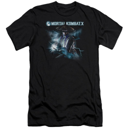 Mortal Kombat X Raiden Premium Adult Slim Fit T-Shirt Men's Premium Slim Fit T-Shirt Mortal Kombat   