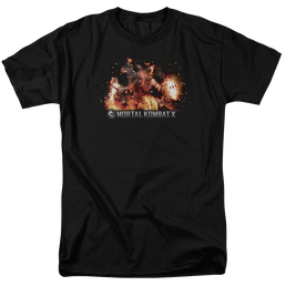 Mortal Kombat Scorpio Flames Men's Regular Fit T-Shirt Men's Regular Fit T-Shirt Mortal Kombat   