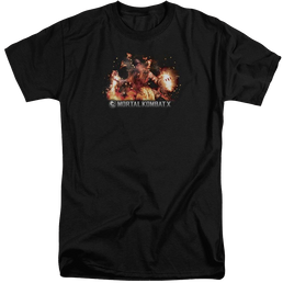 Mortal Kombat Scorpio Flames Men's Tall Fit T-Shirt Men's Tall Fit T-Shirt Mortal Kombat   