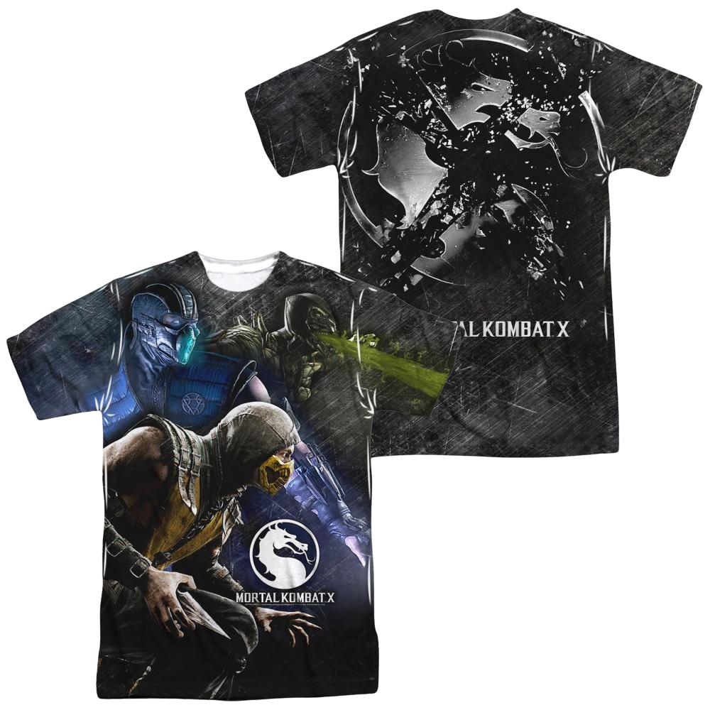 Mortal Kombat Three Of A Kind Men's All Over Print T-Shirt Men's All-Over Print T-Shirt Mortal Kombat   