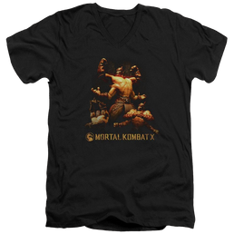 Mortal Kombat Goro Men's V-Neck T-Shirt Men's V-Neck T-Shirt Mortal Kombat   