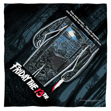Friday The 13th Poster bandana