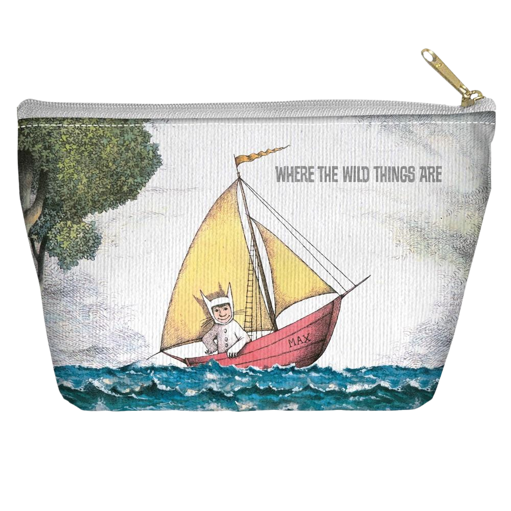 Where The Wild Things Are Maxs Boat - Straight Bottom Accessory Pouch T Bottom Accessory Pouches Where The Wild Things Are   