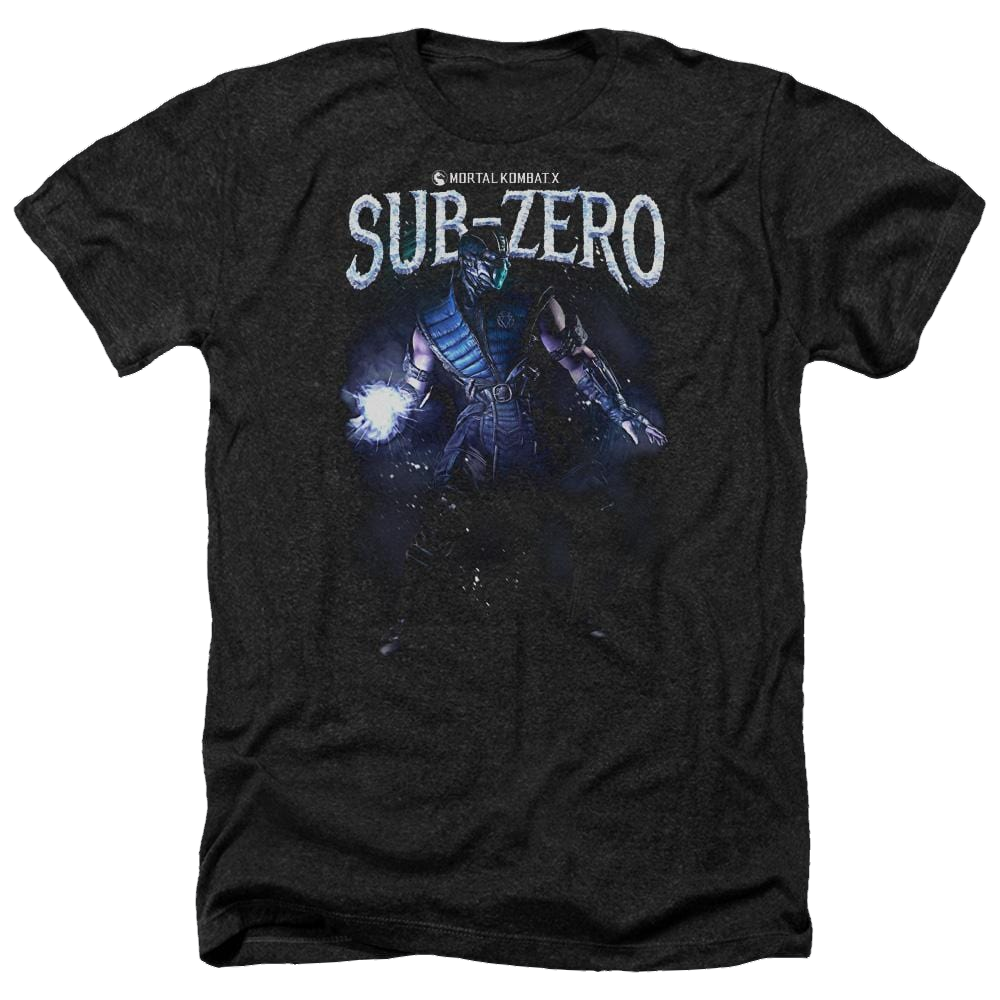 Mortal Kombat Sub-zero Men's Heather T-Shirt Men's Heather T-Shirt Mortal Kombat   