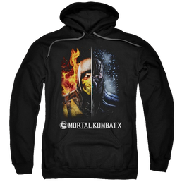 Mortal Kombat Fire And Ice Pullover Hoodie Pullover Hoodie Mortal Kombat   