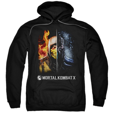 Mortal Kombat Fire And Ice Pullover Hoodie Pullover Hoodie Mortal Kombat   