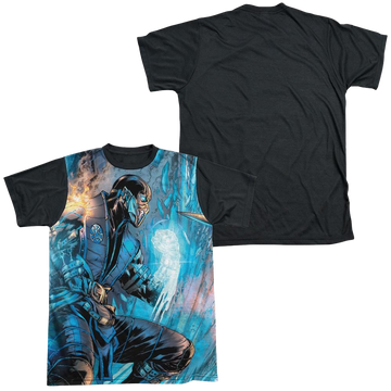 Mortal Kombat Kombat Comic Men's Black Back T-Shirt Men's Black Back T-Shirt Mortal Kombat   