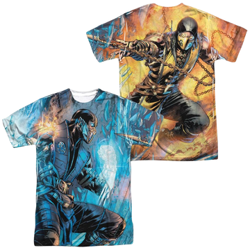 Mortal Kombat Kombat Comic Men's All Over Print T-Shirt Men's All-Over Print T-Shirt Mortal Kombat   