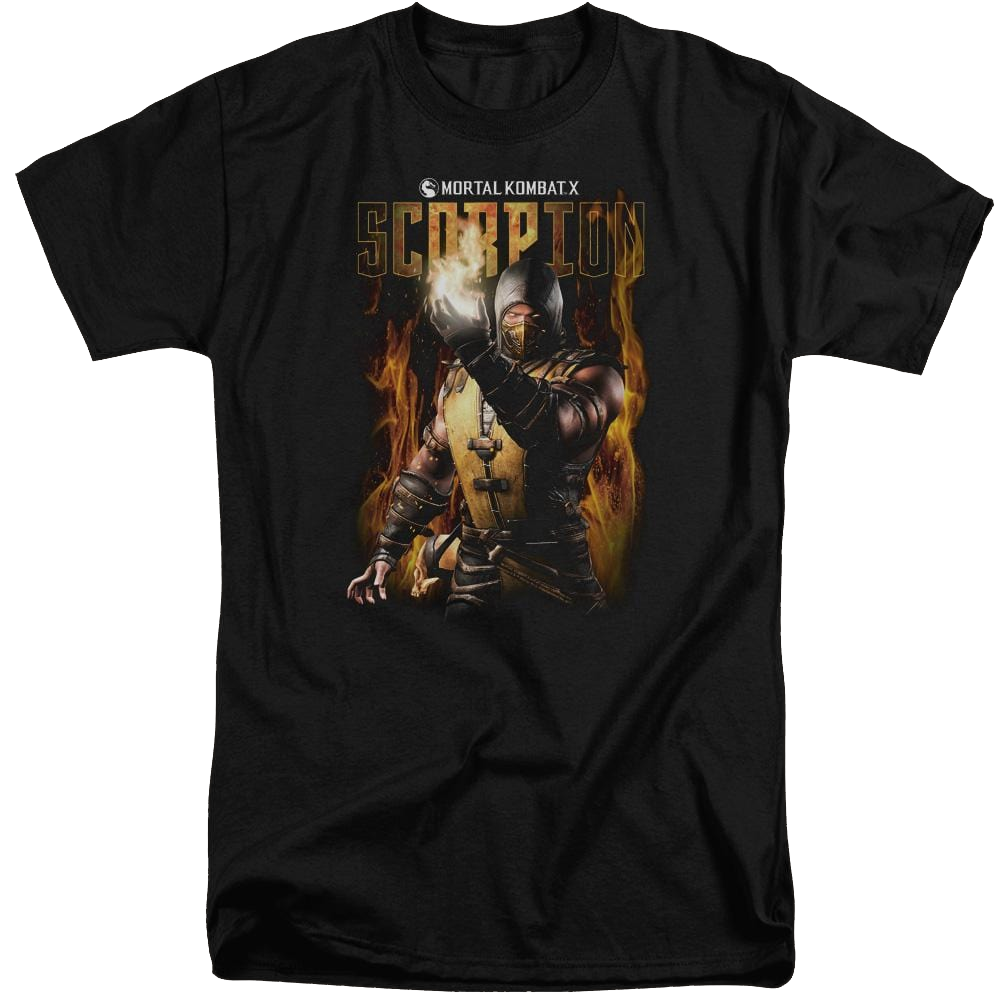 Mortal Kombat Scorpion Men's Tall Fit T-Shirt Men's Tall Fit T-Shirt Mortal Kombat   