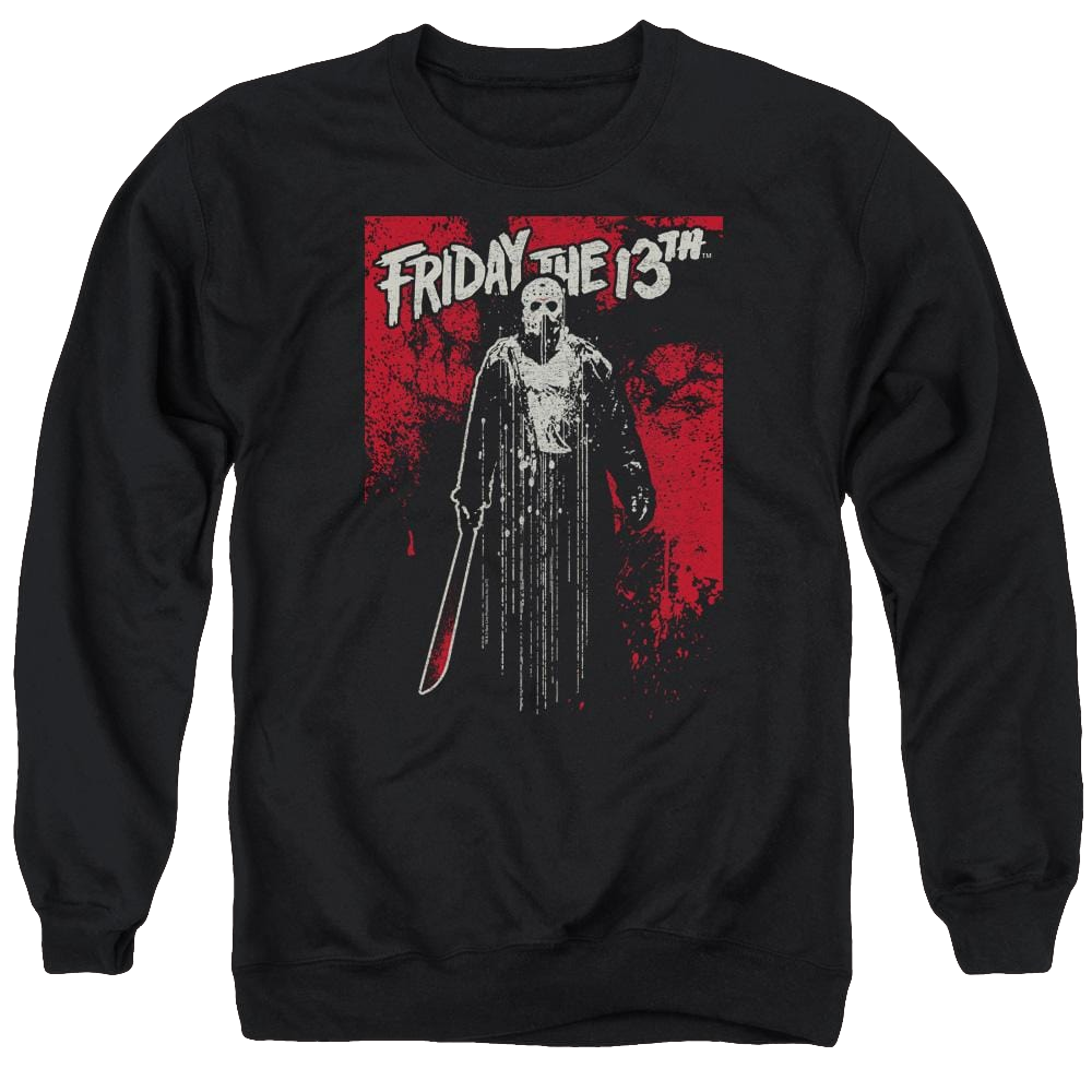 Friday The 13th Drip - Men's Crewneck Sweatshirt Men's Crewneck Sweatshirt Friday The 13th   