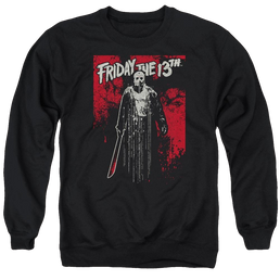Friday The 13th Drip - Men's Crewneck Sweatshirt Men's Crewneck Sweatshirt Friday The 13th   