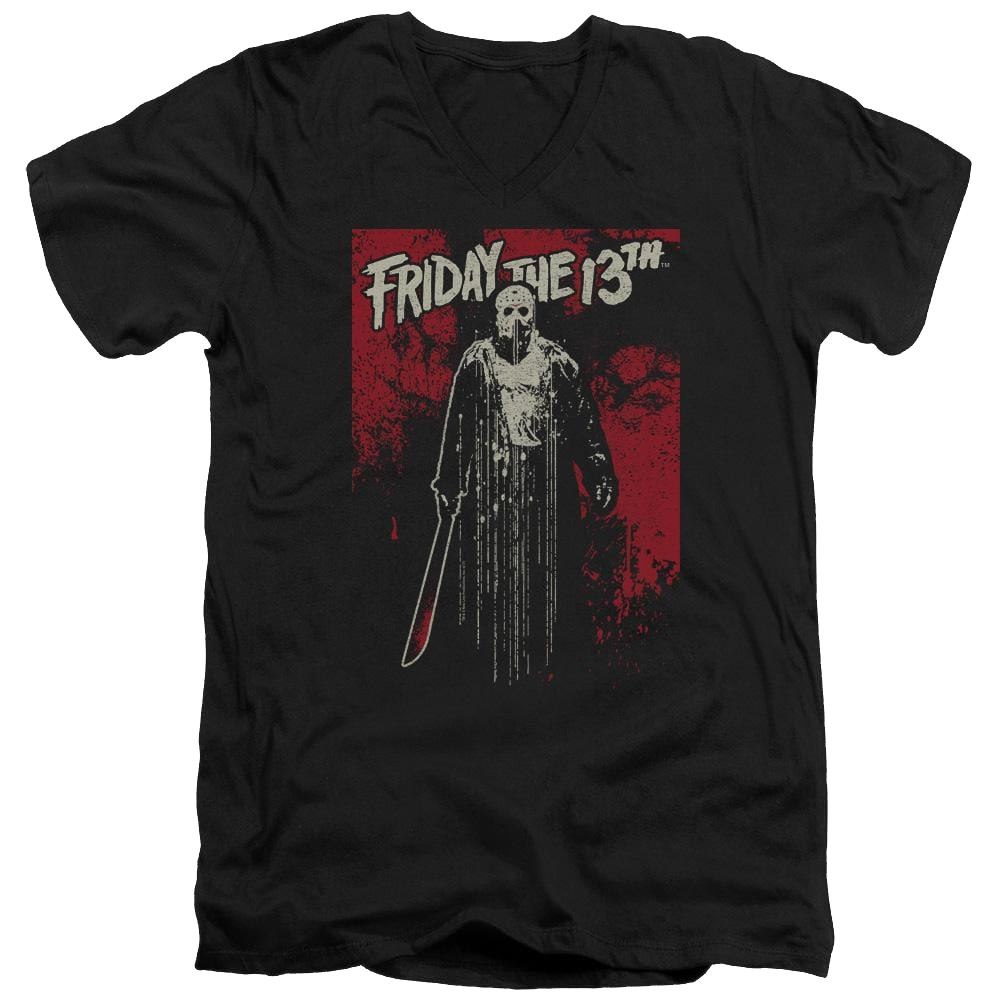 Friday The 13th Drip - Men's V-Neck T-Shirt Men's V-Neck T-Shirt Friday The 13th   