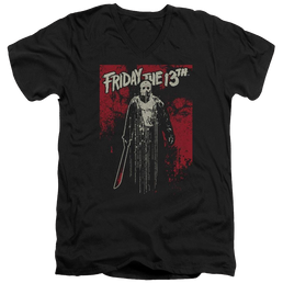 Friday The 13th Drip - Men's V-Neck T-Shirt Men's V-Neck T-Shirt Friday The 13th   