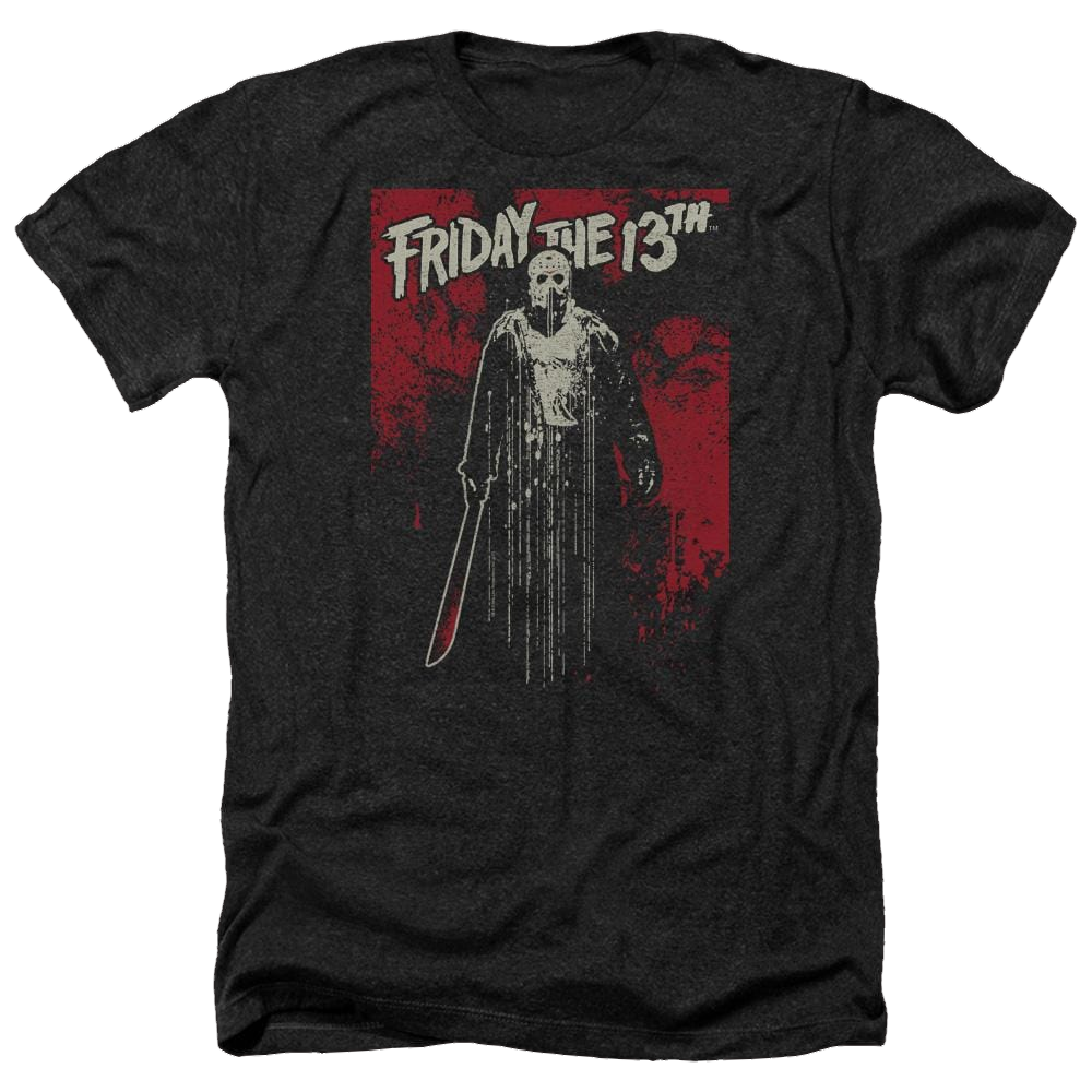 Friday The 13th Drip - Men's Heather T-Shirt Men's Heather T-Shirt Friday The 13th   