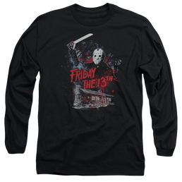 Friday The 13th Cabin - Men's Long Sleeve T-Shirt Men's Long Sleeve T-Shirt Friday The 13th   