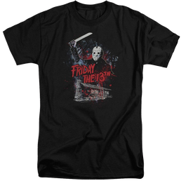 Friday The 13th Cabin - Men's Tall Fit T-Shirt Men's Tall Fit T-Shirt Friday The 13th   