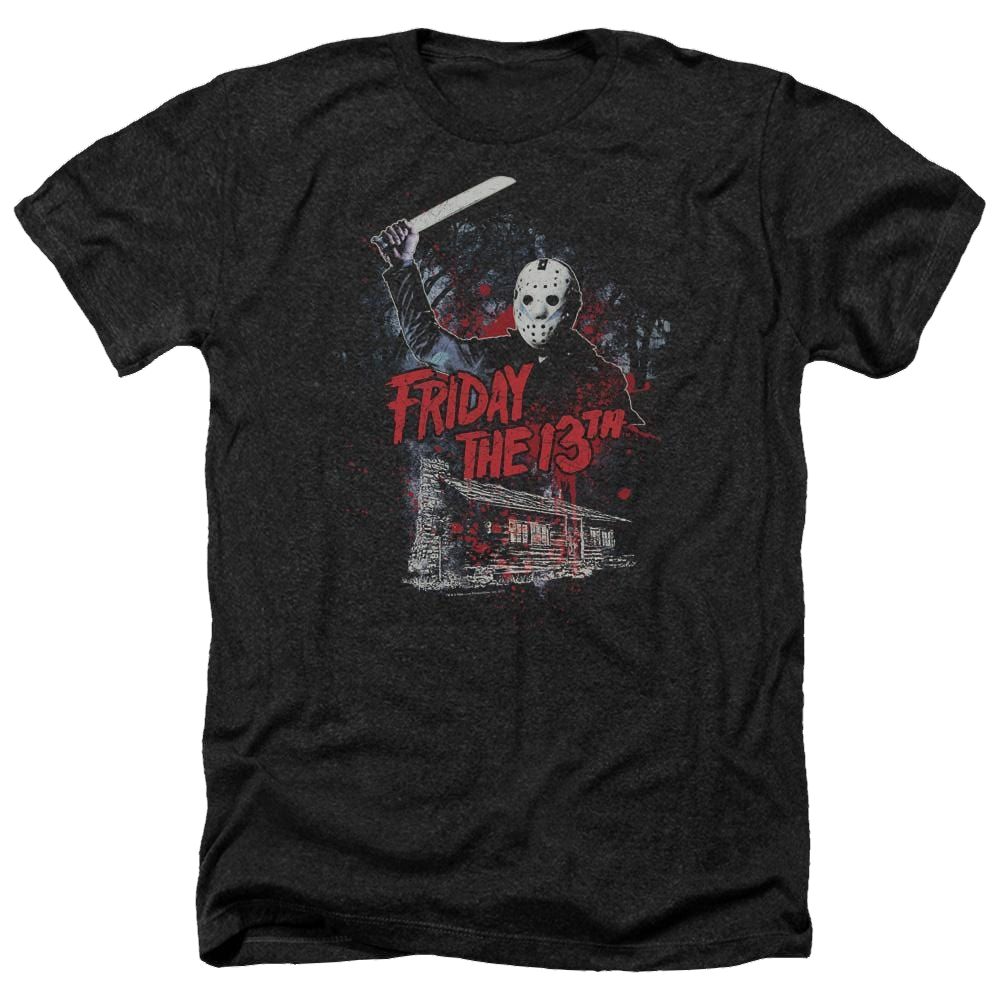 Friday The 13th Cabin - Men's Heather T-Shirt Men's Heather T-Shirt Friday The 13th   