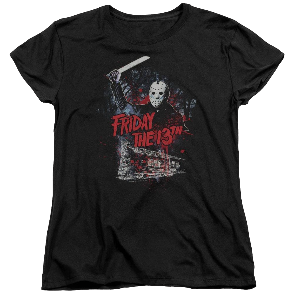 Friday The 13th Cabin - Women's T-Shirt Women's T-Shirt Friday The 13th   
