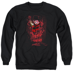 A Nightmare on Elm Street One Two Freddys Coming For You - Men's Crewneck Sweatshirt Men's Crewneck Sweatshirt A Nightmare on Elm Street   