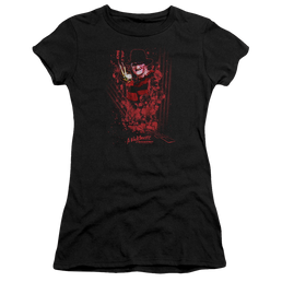 A Nightmare on Elm Street One Two Freddys Coming For You - Juniors T-Shirt Juniors T-Shirt A Nightmare on Elm Street   