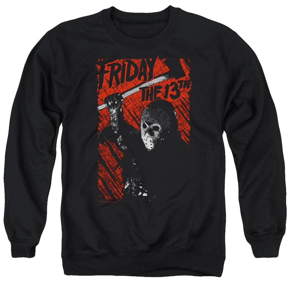 Friday The 13th Jason Lives - Men's Crewneck Sweatshirt Men's Crewneck Sweatshirt Friday The 13th   