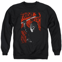 Friday The 13th Jason Lives - Men's Crewneck Sweatshirt Men's Crewneck Sweatshirt Friday The 13th   