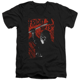Friday The 13th Jason Lives - Men's V-Neck T-Shirt Men's V-Neck T-Shirt Friday The 13th   