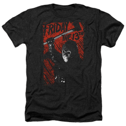 Friday The 13th Jason Lives - Men's Heather T-Shirt Men's Heather T-Shirt Friday The 13th   