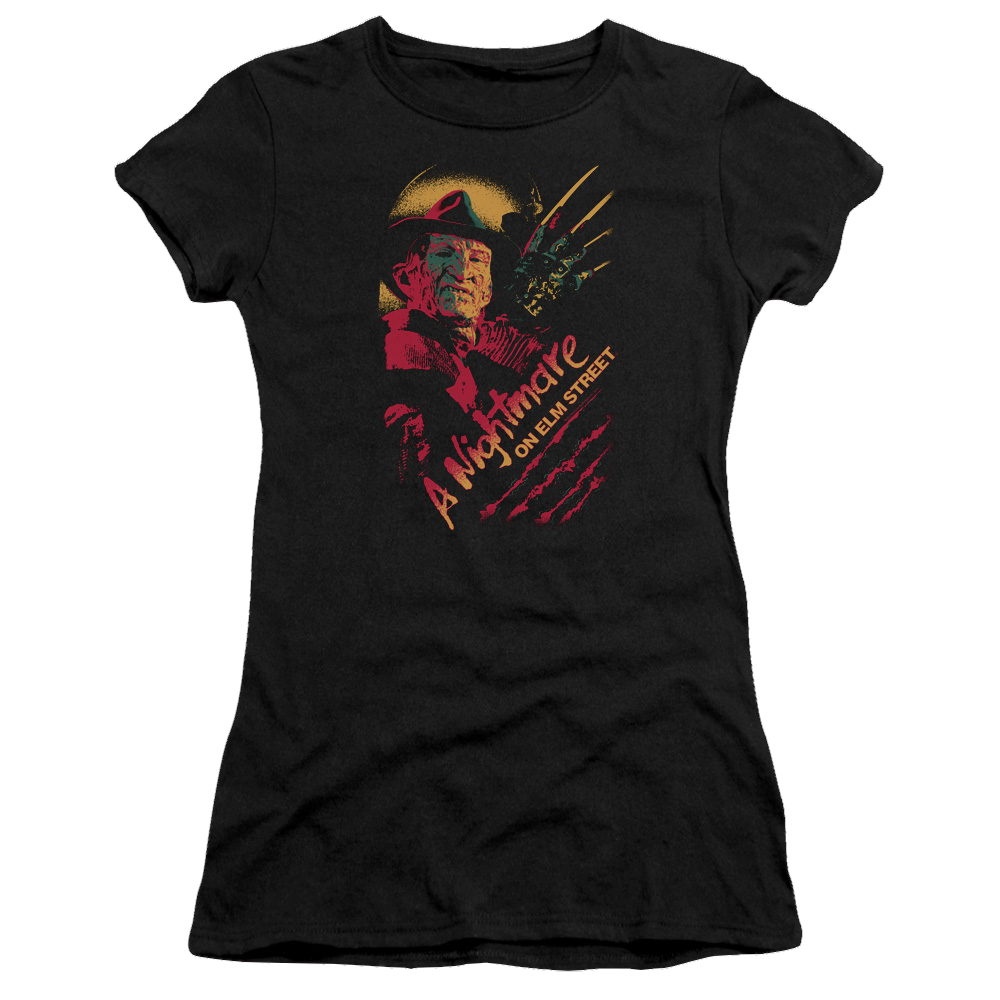 A Nightmare on Elm Street Freddy Claws - Juniors T-Shirt Juniors T-Shirt A Nightmare on Elm Street   