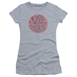 Willy Wonka & the Chocolate Factory Circle Logo Juniors T-Shirt Juniors T-Shirt Willy Wonka and the Chocolate Factory   
